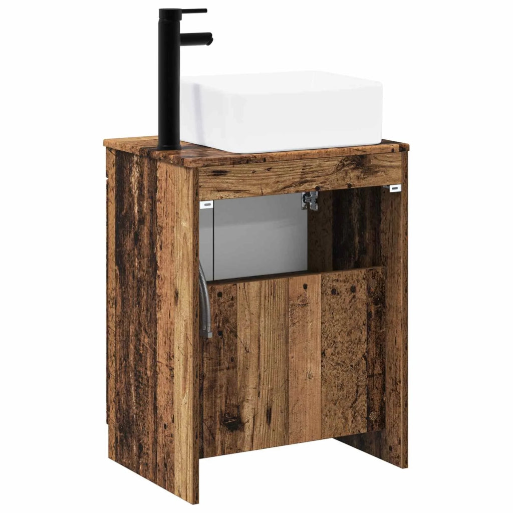 Set di mobili per il bagno Legno antico Legno ingegnerizzato 3404230