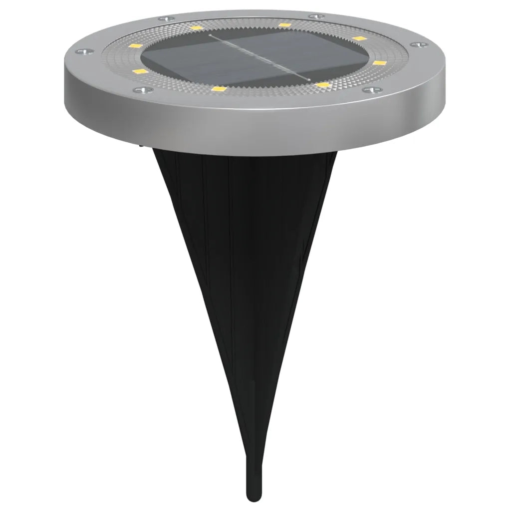 Luci Solari da Terra con Picchetti da Esterno 12pz Bianco Caldo 4008201