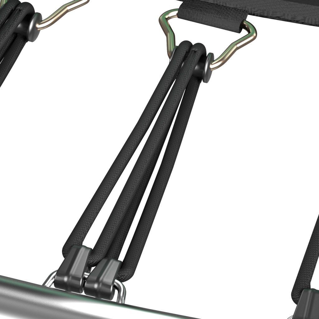 TRAMPOLINO da 183 cm con rete di sicurezza, acciaio, verde