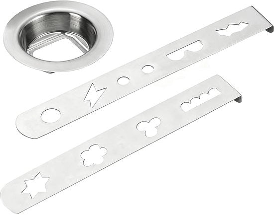 Accessori per macchina da carne 8 forme - Acciaio inossidabile 430 - Accessori da forno - Modello 5 - Diametro 58 mm - Resistenti e facili da pulire - Forme per forno
