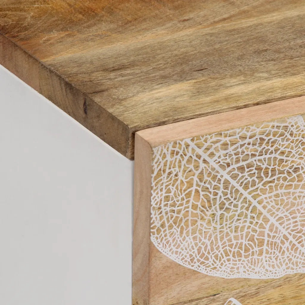vidaXL Tavolino da Salotto 100x54x40 cm in Legno Massello di Mango