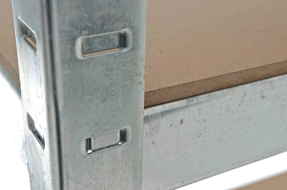Scaffale zincato ad alta portata argento,90x40x180 cm