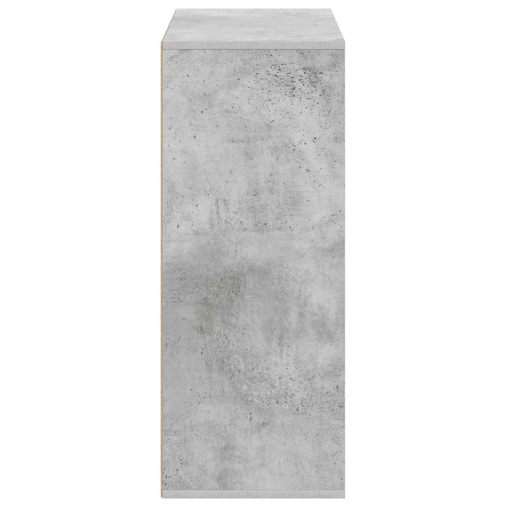 Credenza con cassetto Grigio cemento 60 x 33,5 x 84 cm 8000471