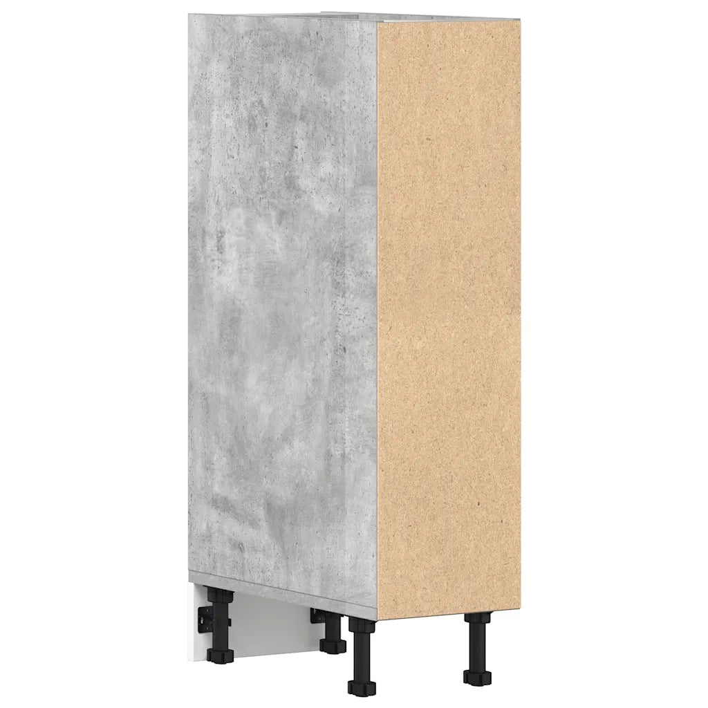 Armadio Inferiore Â“RigaÂ” Grigio Cemento 20x44,5x81,5 cm