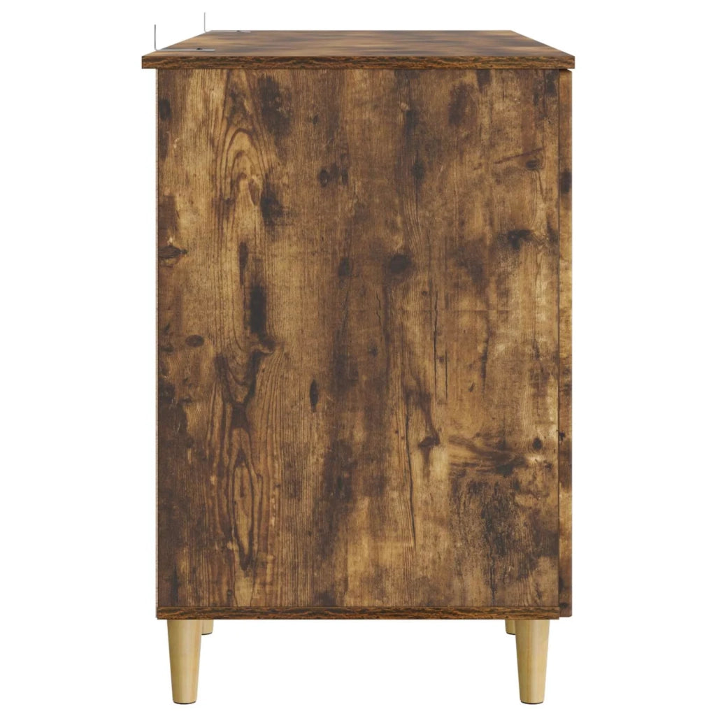 Scrivania Rovere Fumo 142,5 x 50 x 75 cm Legno ingegnerizzato 3414599