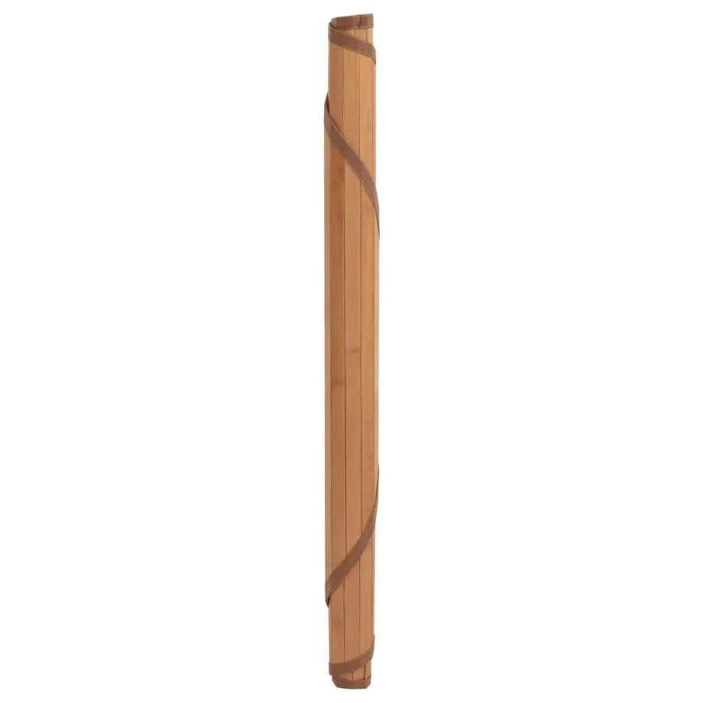 Tappeto Rotondo Naturale 60 cm in BambÃ¹
