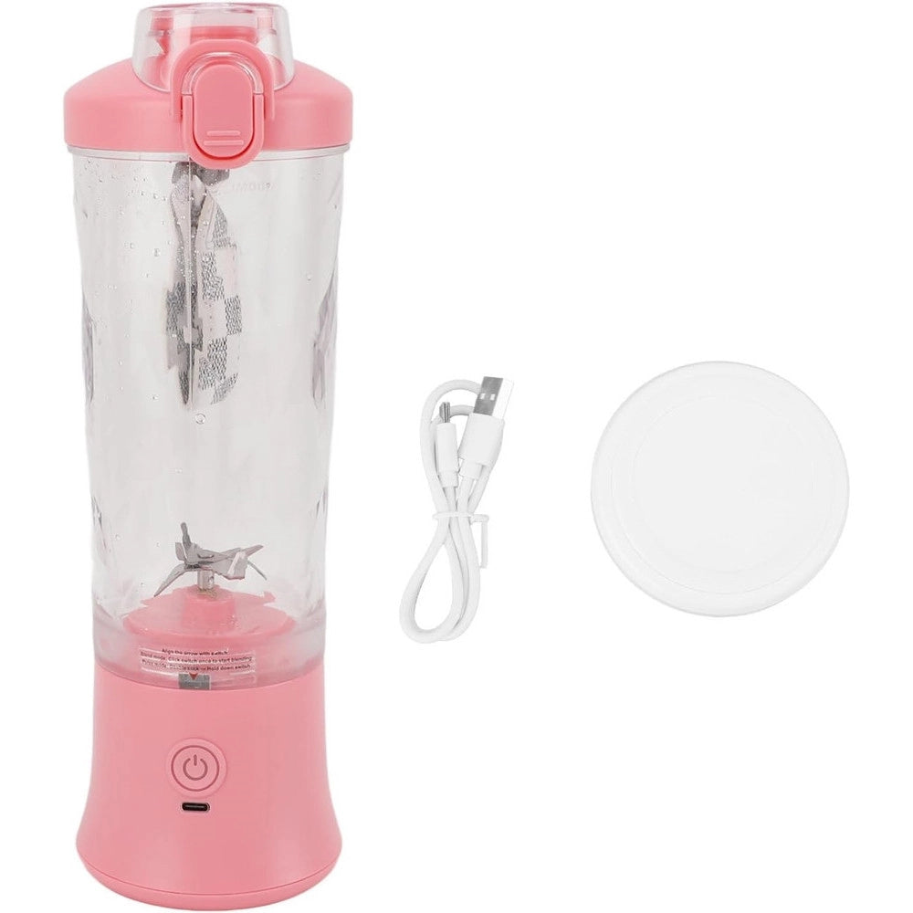 Trade Shop - Frullatore Portatile Da 600ml 2 Modalità 150w Usb Ricaricabile Batteria Da 4000 Mah -