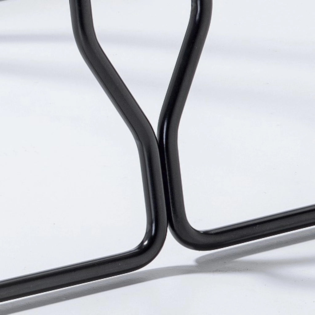 Andrys Rastrelliera Bici con Tappi 1 Posto - Ruote fino a 6cm - Nero Verniciato