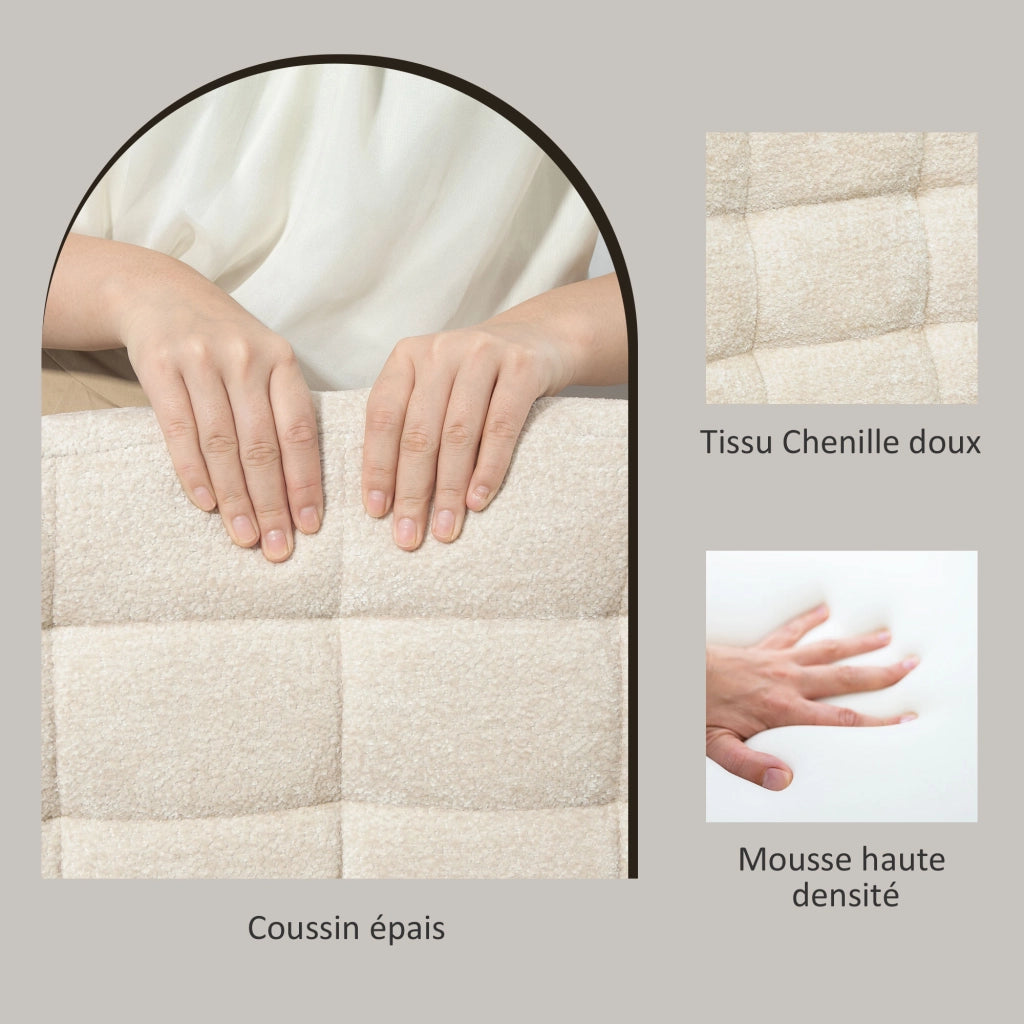 Sgabelli da bar con schienale, regolabili e poggiapiedi ¨C zephmum ¨C Struttura metallo, beige