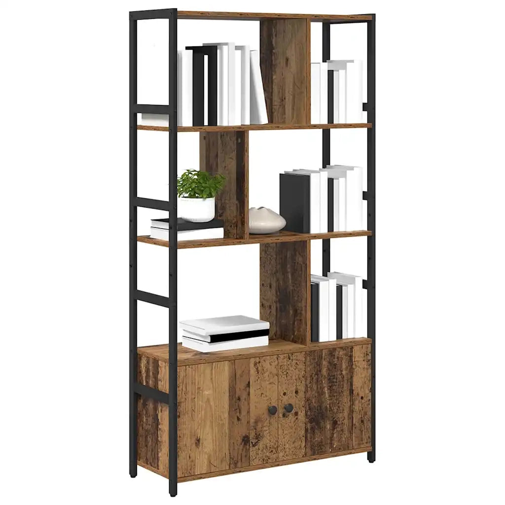 vidaXL Libreria Legno vecchio 80 x 30 x 155.5 cm Legno multistrato