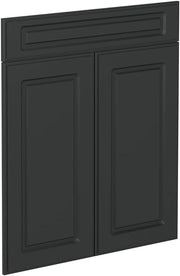 Frontale cucina R-Line, Antracite casa di campagna, 59.2 x 70.8 cm frontale del mobile per mobile base con cassetti