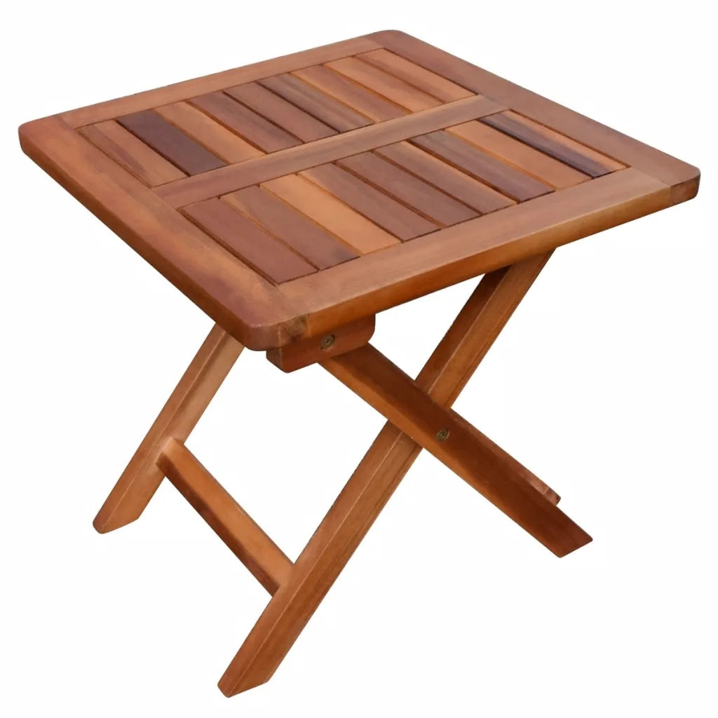 Lettini Prendisole 2 pz con Tavolo in Massello di Acacia 274662