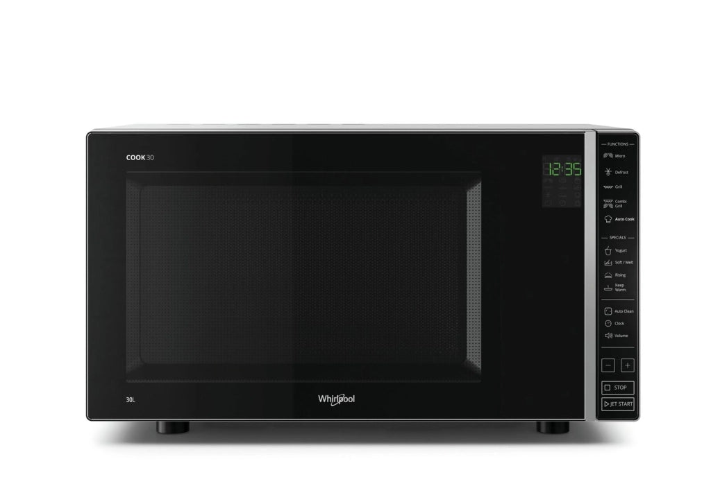 Whirlpool MWP 303 SB Superficie piana Microonde combinato 30 L 900 W Nero, Argento