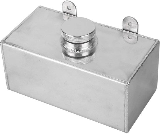 Riduttore ad acqua da giardino 2L - Tanico in alluminio - Bicchiere di spruzzo universale - Installazione facile - Adatto per tubo 10mm - Superficie lucidata