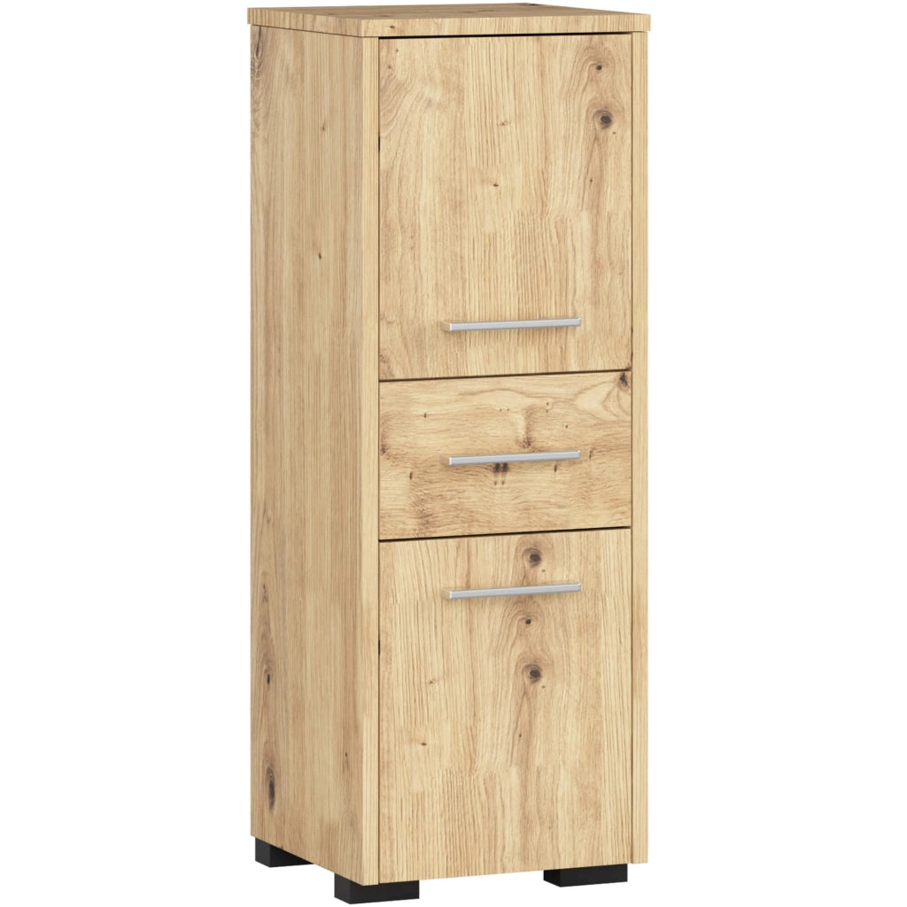 Mobile bagno AKORD FIN Quercia Artisan 30 cm 2 ante 1 cassetto 30x30x85 cm