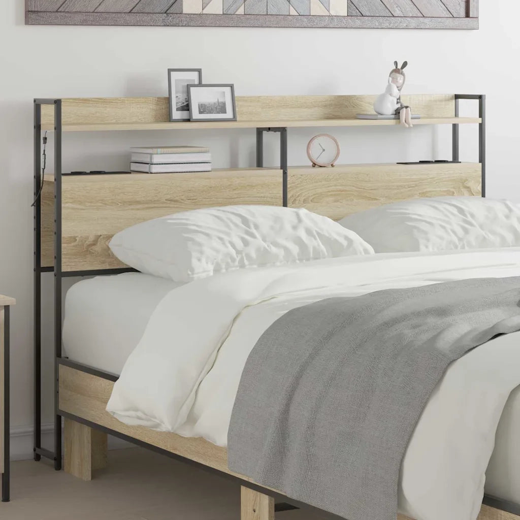Testiera | Testata contenitore rovere sonoma Legno multistrato