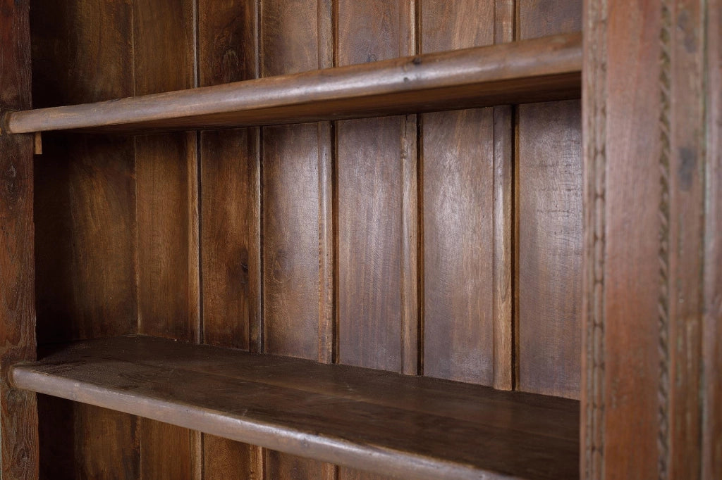 Libreria in legno di mango e legno di recupero