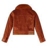 Giacca per Bambini in Velluto a Coste Cognac 92 CFW6818086