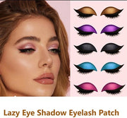 5 pezzi di Lazy Eye Shadow Wimperpleisters, Adesivo self-attaccante 2-in-1 set di applicazioni per ombretto con nastro per sopracciglia, ciglia naturali, ombretto, strisce per ciglia, ombretto