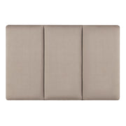 Set di 3 cuscini da parete in velluto 60 x 30 cm grigio chiaro 03_0010624