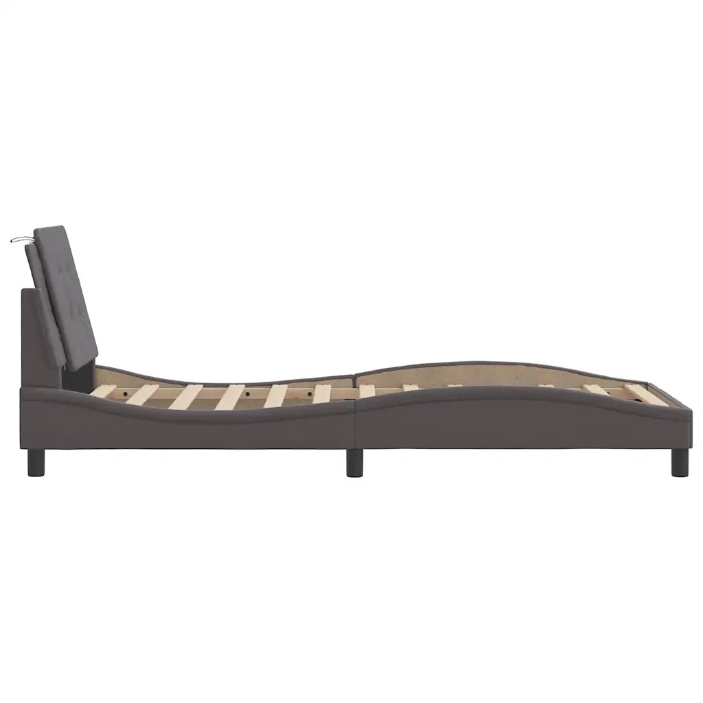 Giroletto senza Materasso Zadar Crema 90x200 cm in Similpelle 3208159