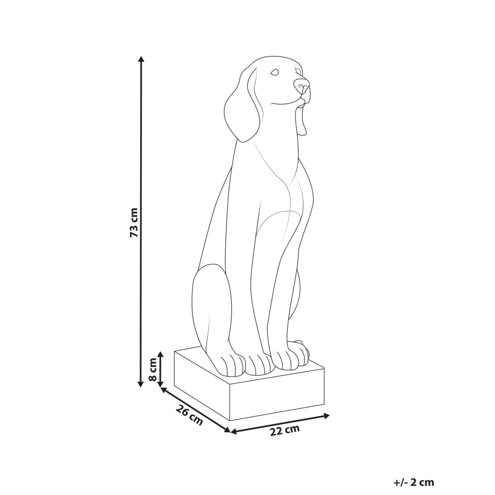 Statuetta decorativa in ferro a forma di cane marrone Decorazione per interni ed esterniSoggiorno