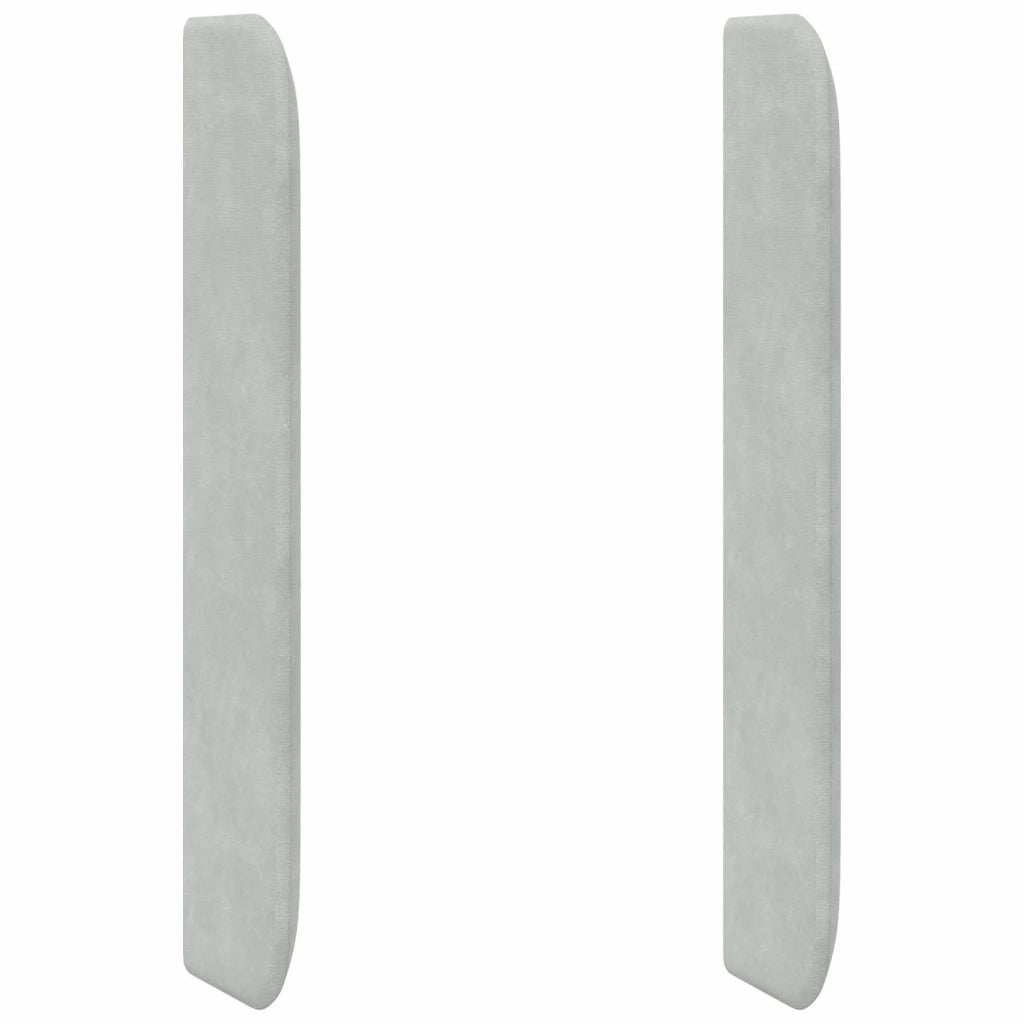 Orecchia della Testata Grigio chiaro 80 x 16 x 4 cm Velluto CFW3518955