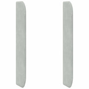 Orecchia della Testata Grigio chiaro 80 x 16 x 4 cm Velluto CFW3518955