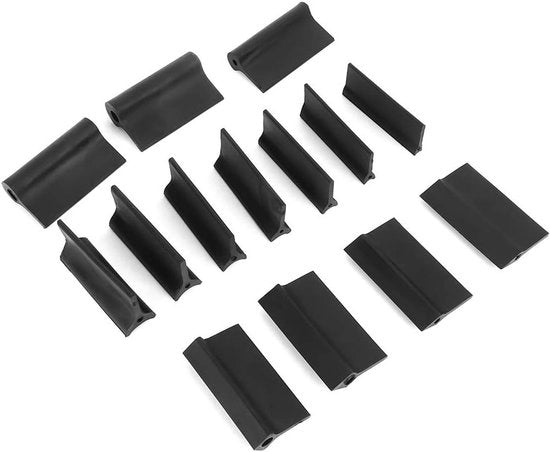 Set di 14 schiume per schiarire con pad di contorno flessibili per lavorazione del legno e lucidatura di superfici