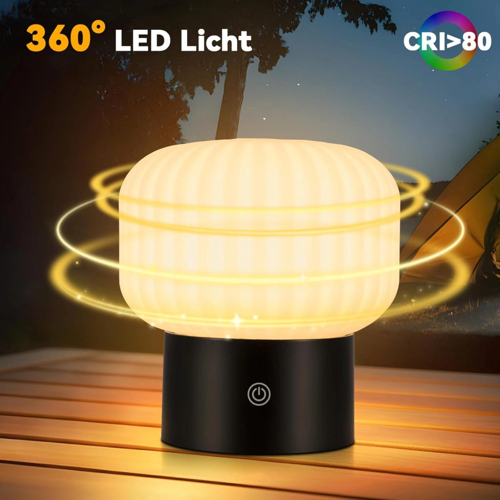 ZMH Lampada da tavolo LED bianca wireless touch dimmerabile ricaricabile per camera letto comodino