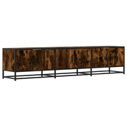Mobile TV multimediale scaffale TV credenza mobile TV sala da pranzo soggiorno camera da letto rovere affumicato 180 x 35 x 41 cm legno ingegnerizzato marrone 02_0027362