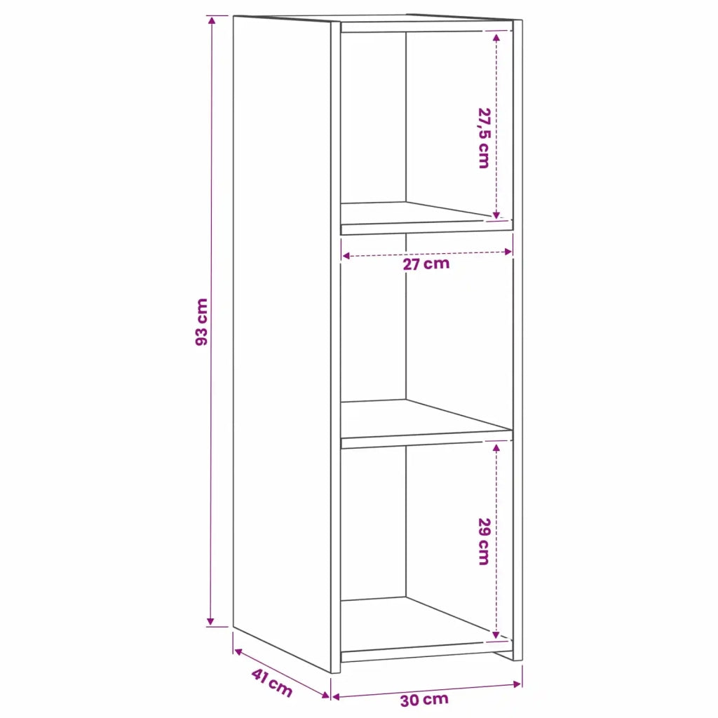 Credenza Rovere Artigianale 30 x 41 x 93 cm 8010929