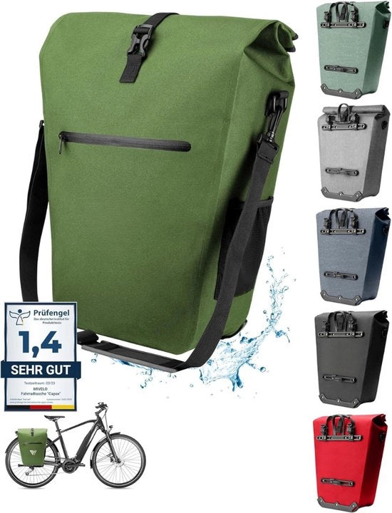 Tas per bicicletta singolo - Tas per bicicletta impermeabile - Tas per bicicletta posteriore - Porta bagagli - Accessori per bicicletta - Biciclette - Scuola - Lavoro - Spesa