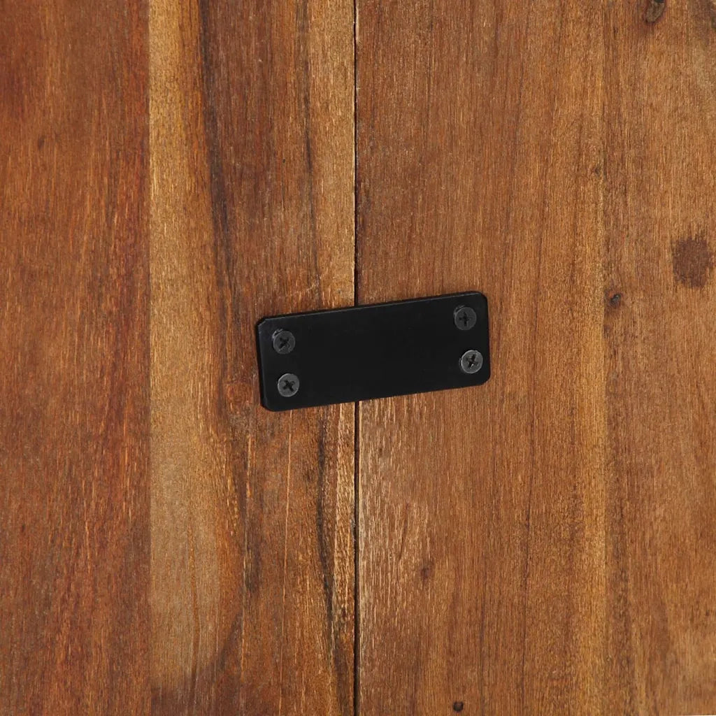 Testiera Multicolore 120 cm in Legno Massello Recupero 4017495