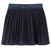 Gonna da Bambina con Brillantini Blu Marino 104 15052