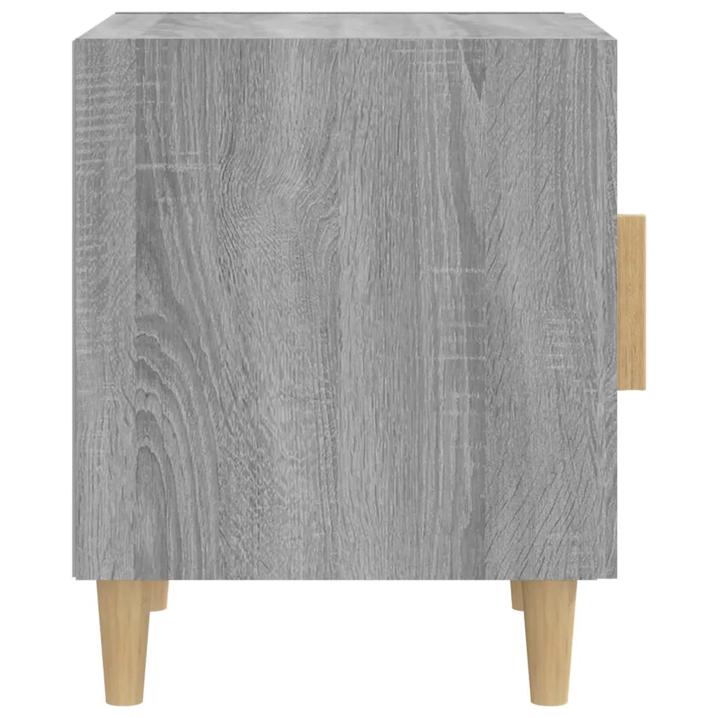 Comodino Grigio Sonoma in Legno Multistrato cod mxl 30788