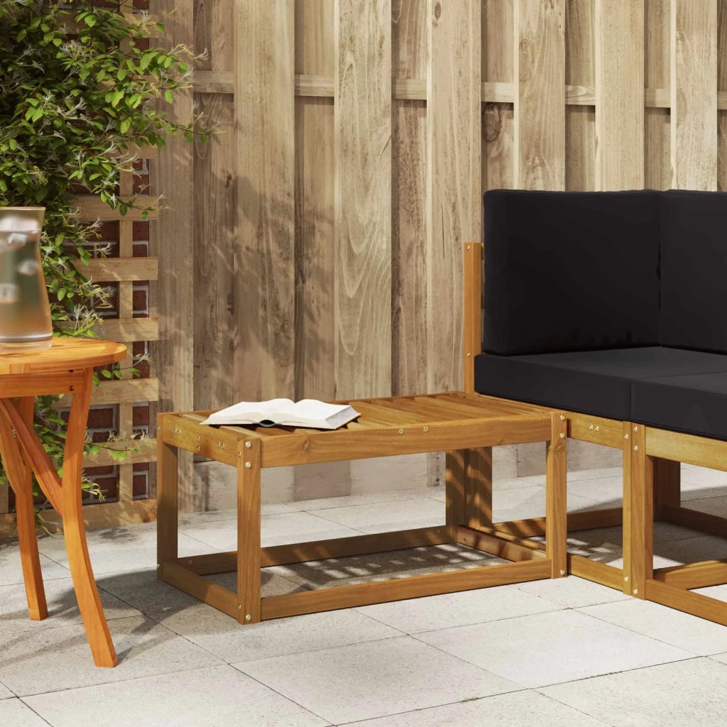 Panchetto da Giardino-Sgabello da Esterno Naturale 79 x 43 x 37 cm