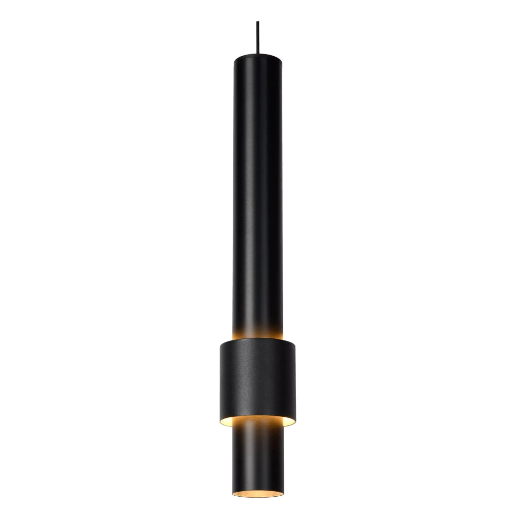 Lampada a sospensione Lucide Margary LED 3 luci nera
