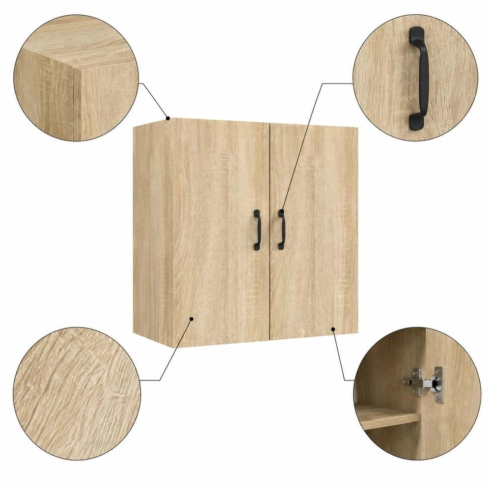 Wall Cabinet Sonoma Oak 60x31x60 Cm Wood-based Material