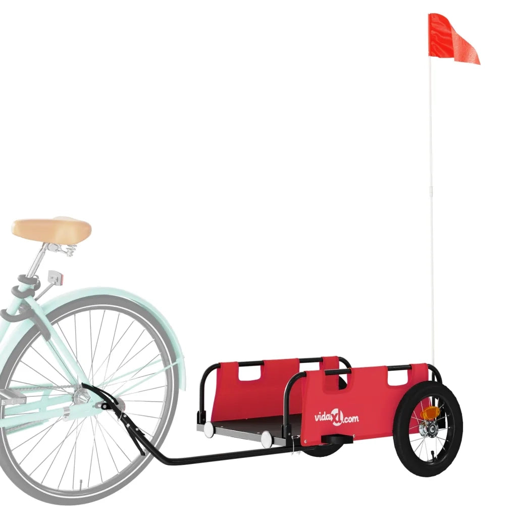 Rimorchio da Bici Rosso Oxford e Ferro CFW9169967