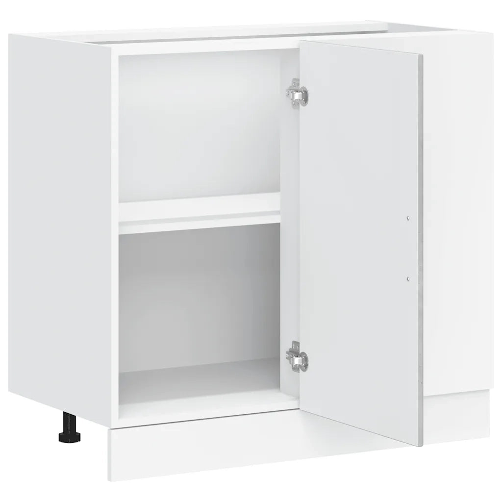 Mobile base da cucina Lucca Grigio Cemento in Legno Multistrato 854312