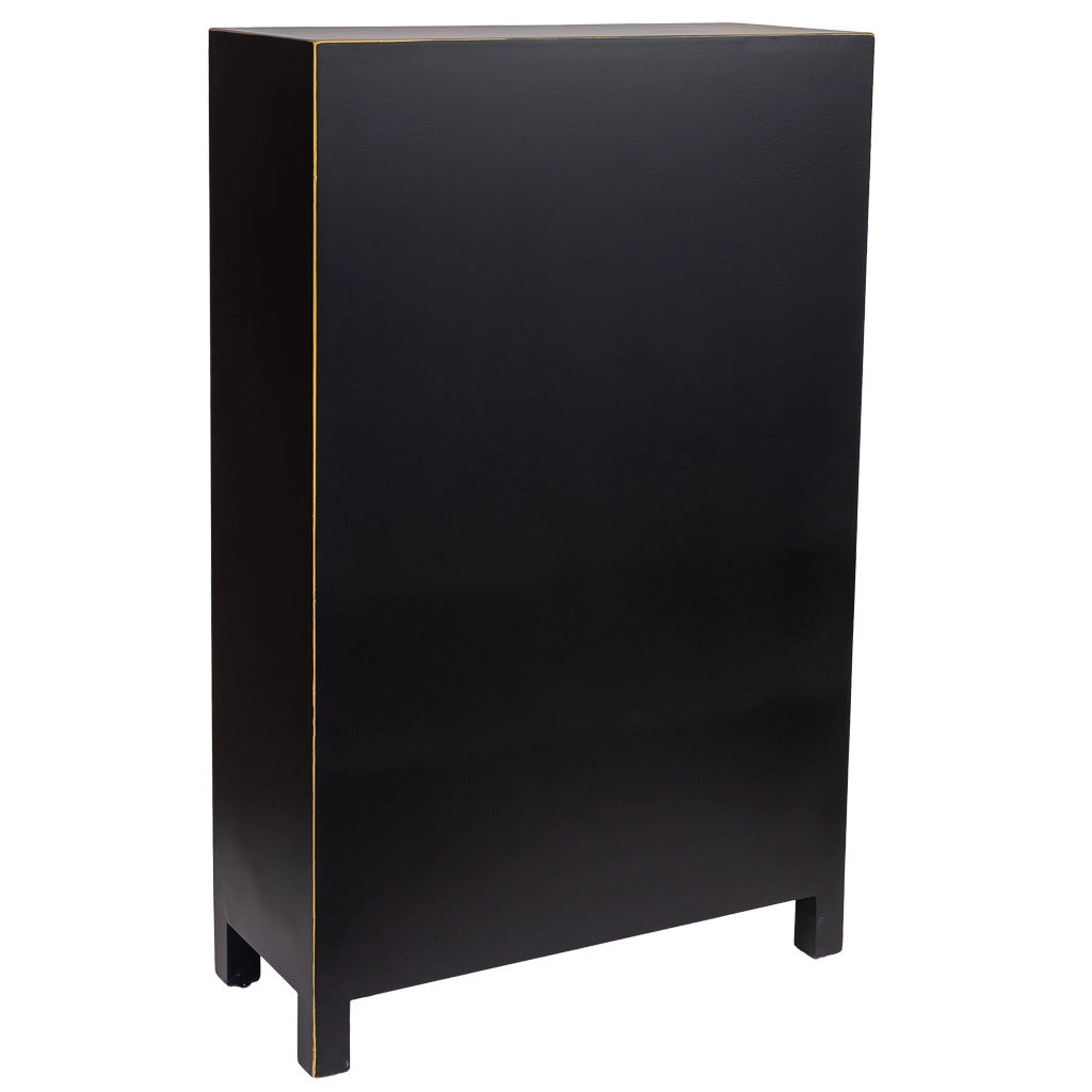 Mobile ausiliario in legno con 6 cassetti e 2 porte 63x26x101