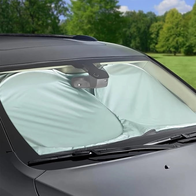 Parasole Parabrezza Interno Auto 150X70cm Pieghevole Facile da Usare e Custodire