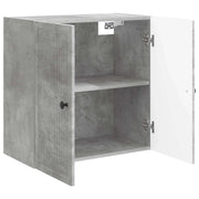 Armadietto a Muro | Mobiletto a muro Grigio Cemento 59 x 31 x 60 cm