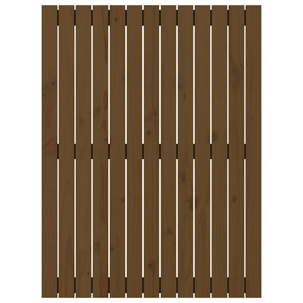 Testiera da Parete Ambra 82,5x3x110cm in Legno Massello di Pino