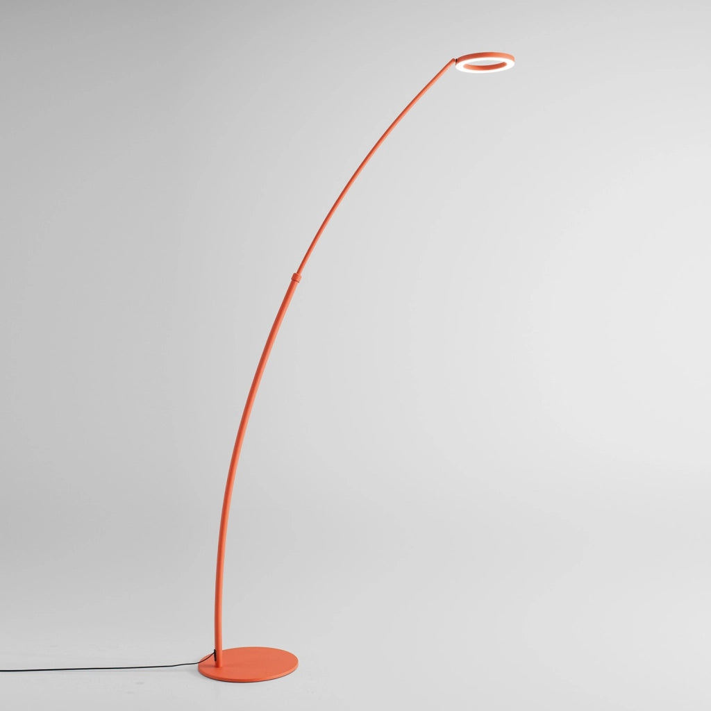 Lampada da terra GPIA30 Arancio Bruciato 25W LED 1442lm 3000K Dimmerabile Push _ Gealuce