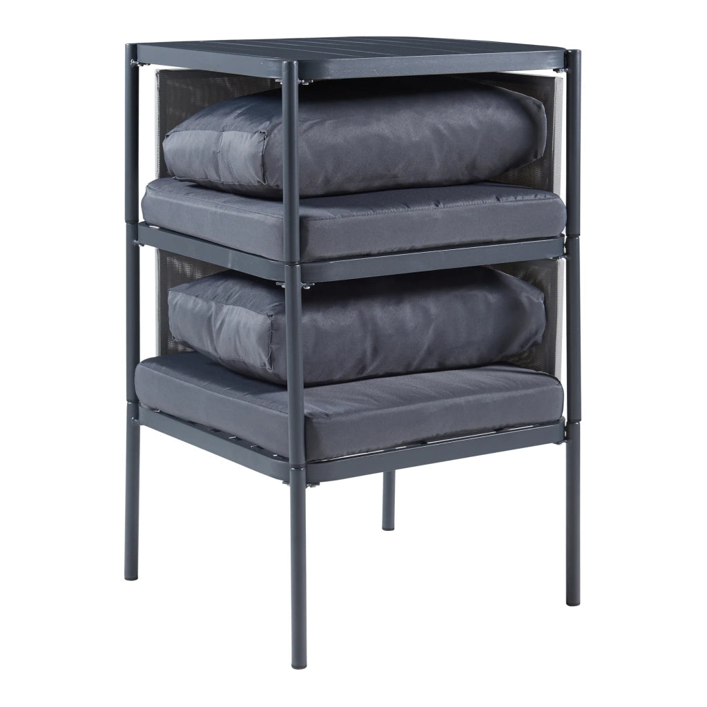 Set di mobili da giardino grigio da 3 pezzi 03_0009415