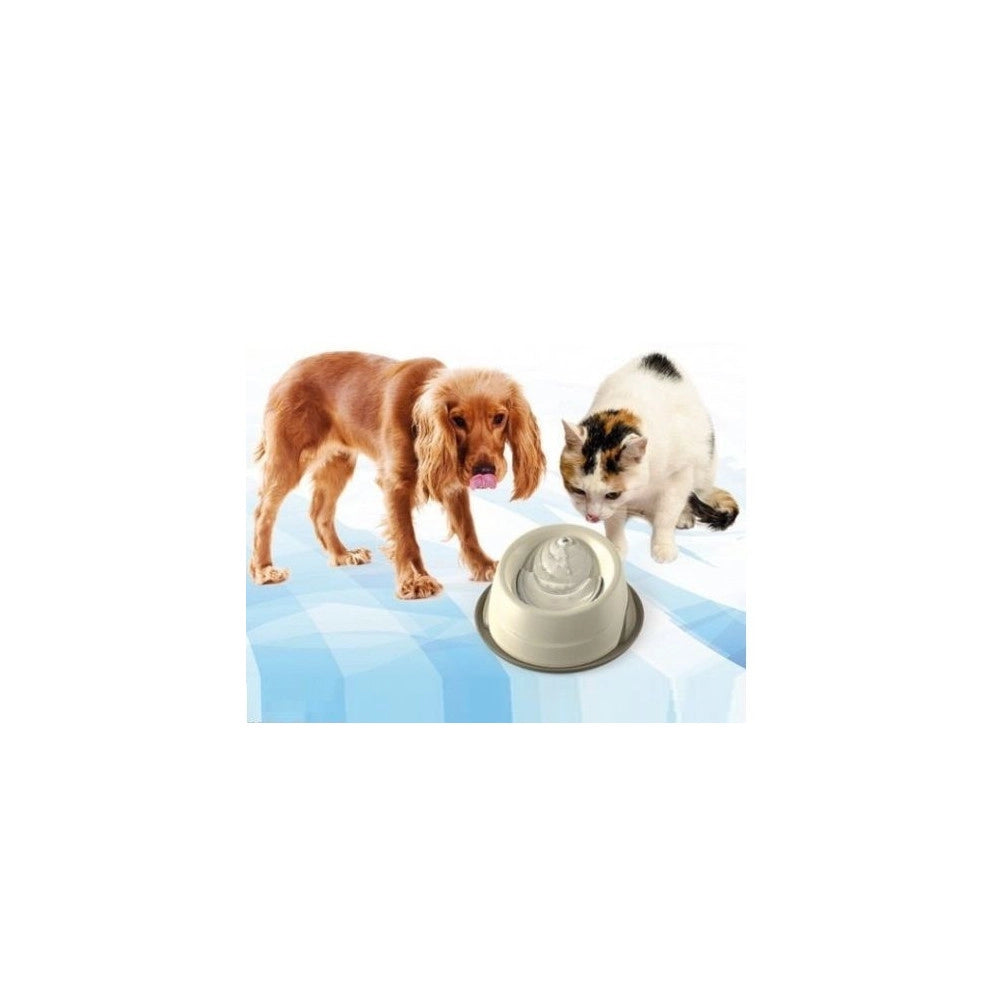 Trade Shop - Ciotola Automatica Fontana Vassoio Acqua Corrente Per Cane E Gatto Anti Scivolo -