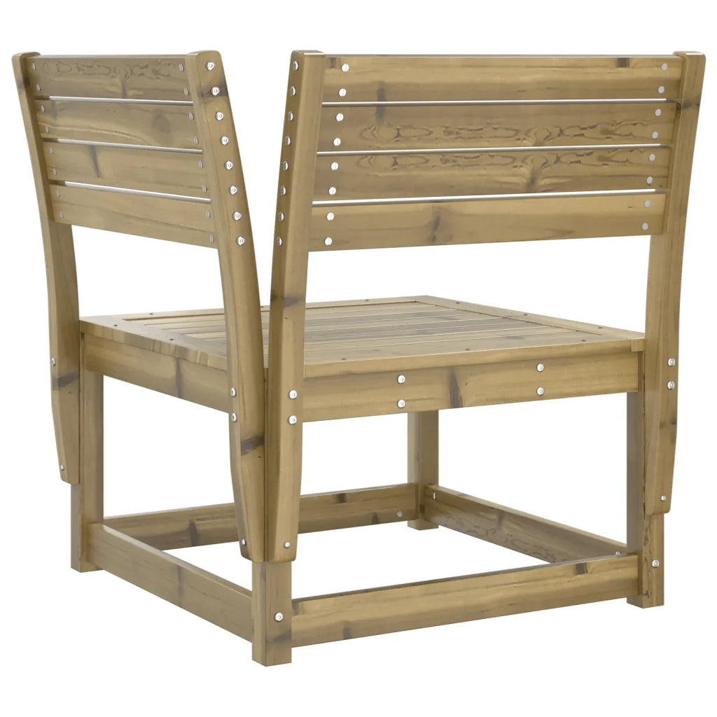 Divano Angolare da Giardino-Sofa da Giardino-Divanetto da esterno 73x73x78 cm Legno Pino Impregnato