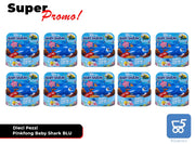 Promo 10 Pezzi Pinkfong Baby Shark Giocattolo da Bagno Canta e Nuota a Batteria Blu per Bambini +18 Mesi, Nuota per Davvero! Rivenditore